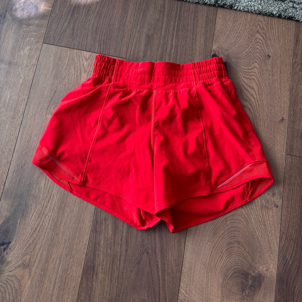 lululemon athletica Red Athletic Shorts
